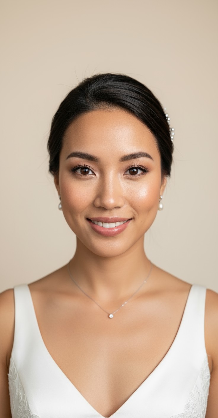 After Western Bridal Hairstyle